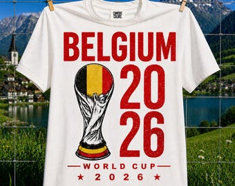 Belgium Soccer World Cup Comfort Colors Shirt