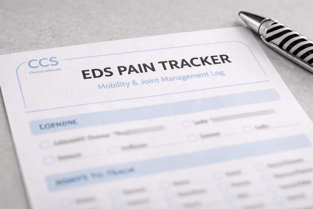 Mobility Log EDS Pain & Mobility Tracker | Ehlers-danlos Subluxation Diary for ...
