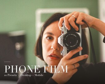 iPhone用フィルムプリセット、モバイル版Lightroom XMPプリセット10種類、アナログフィルム風スマホ写真編集