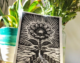 Estampado de flores silvestres