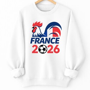 France 2026 Soccer Shirt: World Soccer Fan Apparel (Adults & Kids) image 14