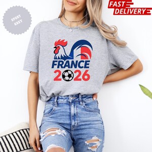 France 2026 Soccer Shirt: World Soccer Fan Apparel (Adults & Kids) image 11