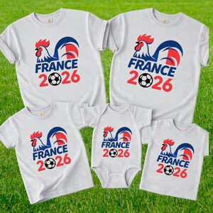 France 2026 Soccer Shirt: World Soccer Fan Apparel (Adults & Kids) image 2