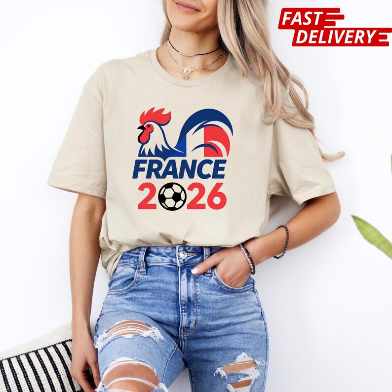 France 2026 Soccer Shirt: World Soccer Fan Apparel (Adults & Kids) image 10
