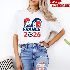 France 2026 Soccer Shirt: World Soccer Fan Apparel (Adults & Kids) image 7