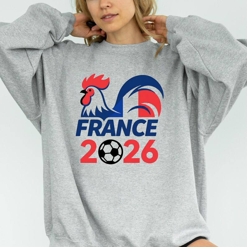 France 2026 Soccer Shirt: World Soccer Fan Apparel (Adults & Kids) image 16
