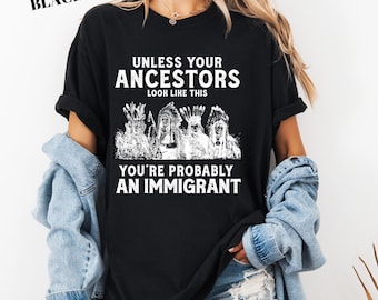Immigrant Truth Comfort Colors Tee: Native History Awareness