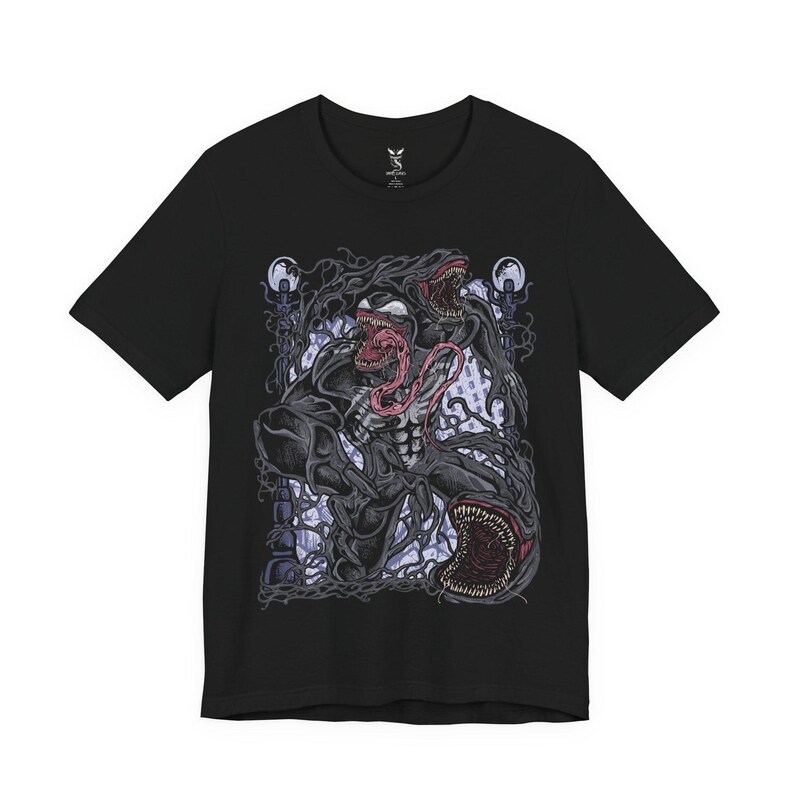 Drippy Curses Venom Symbiote T-Shirt image 4