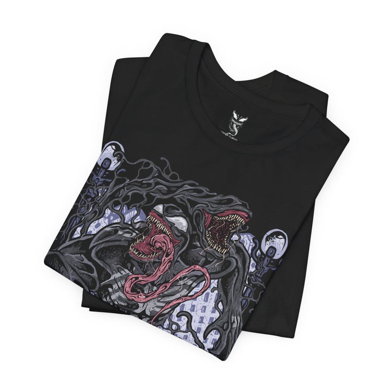 Drippy Curses Venom Symbiote T-Shirt image 5
