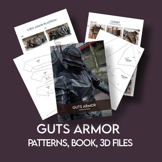 Guts Armor From Berserk Patterns , 3D Files and Ebook - Etsy