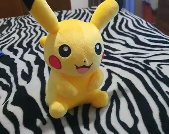 Pikachu Grin Plush – 25cm Cute Pokémon Stuffed Toy | Soft Kawaii Collectible Gift for Fans