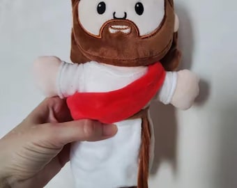 Jesus Plush Toy, Cute Faith Inspired Stuffed Doll, Soft Christian Plushie Gift, Religious Keepsake, Spiritual Comfort Toy