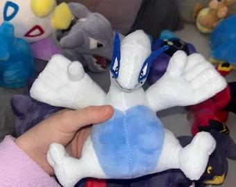 Lugia Plush 15cm, Cute Legendary Sea Guardian Plush Toy, Kawaii Gift for Fans