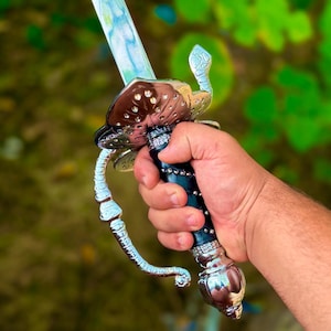 Réplica de la espada ropera de Zorro - Espada de película hecha a mano en acero inoxidable - Espada medieval - Objeto de colección para exhibición - Regalo de Navidad.