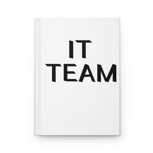 IT Team Hardcover Journal | Minimal Tech Notebook