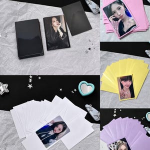 Colored Photocard Sleeve - Etsy Colored Photocard Sleeve - Etsy