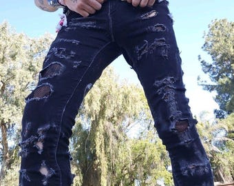 Estilo Rockstar Wear Backside Bubbles Butt Levi's Jeans Arrastrados por la Calle