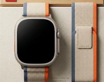 Woven Nylon Trail Loop Band for Apple Watch Ultra 49mm, 45mm, 44mm, 42mm, 41mm