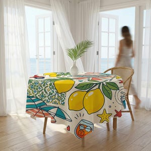 lemon print patio umbrella the LIMONE Beach Dont let the sun sour a good time LAGarden Our Beach Portable Umbrella
