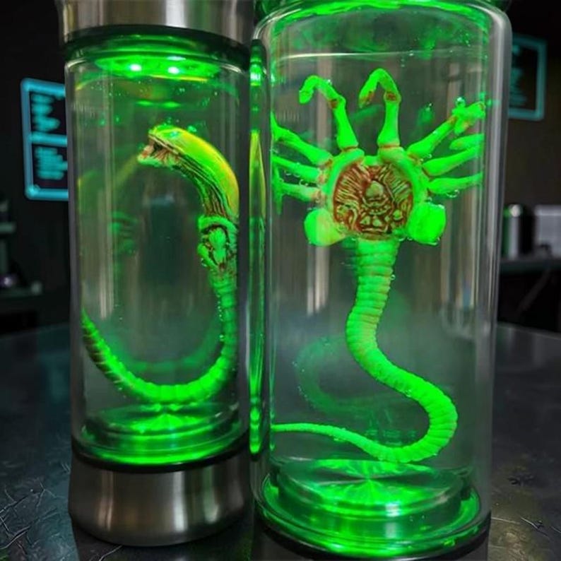 Alien Xenomorph Specimen Jar, Facehugger Embryo Glass Jar Prop, Sci Fi ...