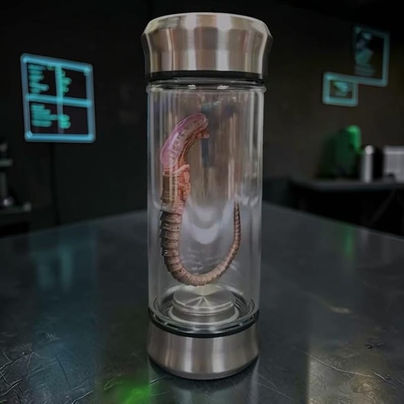 Alien Xenomorph Specimen Jar, Facehugger Embryo Glass Jar Prop, Sci Fi ...