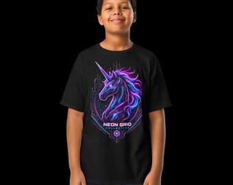 Neon Grid Collective Unicorn T-shirt