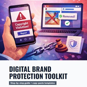 Instagram Facebook Copyright Takedown Toolkit | Legal Guide (PDF)