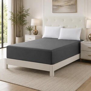 Extra Deep Fitted Sheet | Polycotton Bedding, 30cm & 40cm Depth, UK Sizes