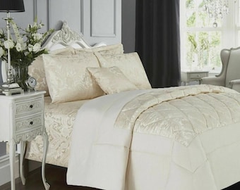 Luxury Bedspread 3 Piece Quilted Bed Throw Bedding Set Double King All Size UK