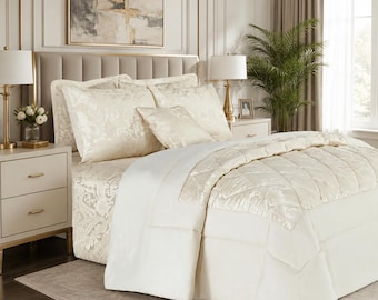 Quilted Bedspread 3 Piece Bedding Set Luxury Bed Throw Double King Size Bedroom Decor UK