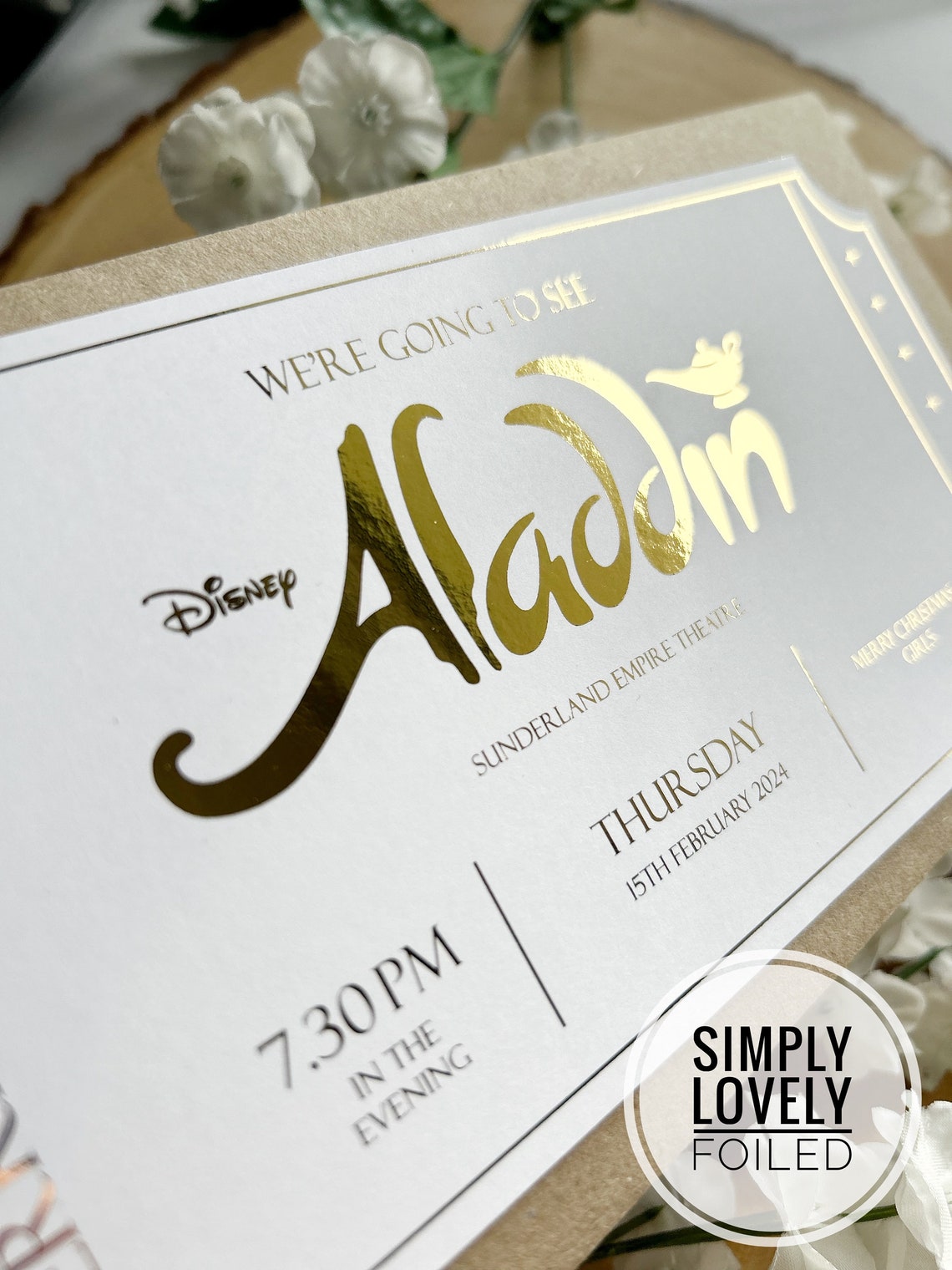 Pantomime Ticket | Aladdin Musical | West End Show | Theatre | Gift ...