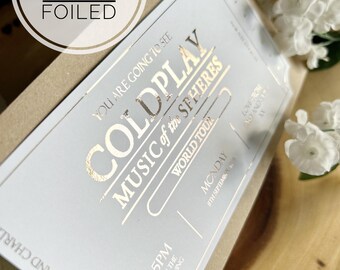 Coldplay Ticket | Music of the Spheres | Gig Ticket | Gift Reveal
