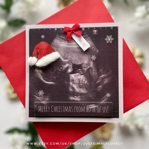 Baby Scan Christmas Card from bump!