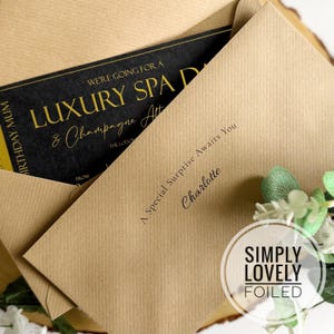 Disney World | Boarding Pass | Foil Ticket | Florida Reveal | Personalised | Holiday Surprise Personalised Env
