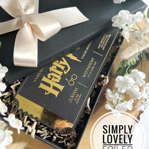 Harry Potter Ticket Gift Reveal | Studio Tour Experience | Personalised Hogwarts Ticket | Warner Bros Surprise | Platform 9 3/4 Present Gift Boxed