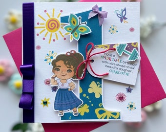 Encanto Luisa Inspired Handmade Luxury Keepsake Birthday Card