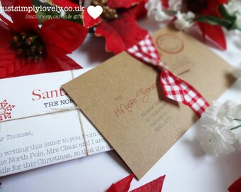 Personalised Santa Letter | Authentic | Vintage | Elf Return
