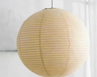 Pantalla de lámpara de papel Washi para farol – Lámpara colgante escandinava moderna