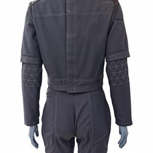 Disfraz de cosplay de Bo-Katan Kryze Mandalorian inspirado en Star Wars - Traje de vuelo táctico gris oscuro imagen 5