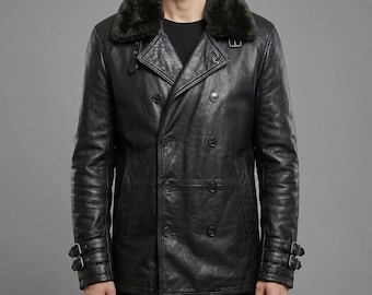 Leon Kennedy schwarze Lederjacke - Resident Evil Requiem Inspiriert Cosplay Kostüm