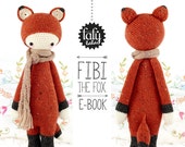FIBI the fox lalylala crochet pattern amigurumi