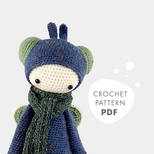 patron au crochet lalylala BUZZ la mouche amigurumi DIY • poupée au crochet, cadeau bébé, peluche, patron numérique au crochet