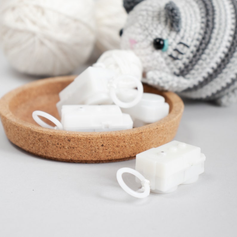 Vibrating Toy Insert with Retracting Pull String for Amigurumi + Plush, Vibration Box for Sensory Baby + Pet Toys, Toy making, Mini Movement image 6