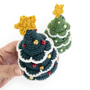 CHRISTMAS Crochet Pattern Set of 3 Lalylala Amigurumi: Candle, Christmas Tree, Angel for your seasonal decoration as X-Mas Ornament or Gift image 5