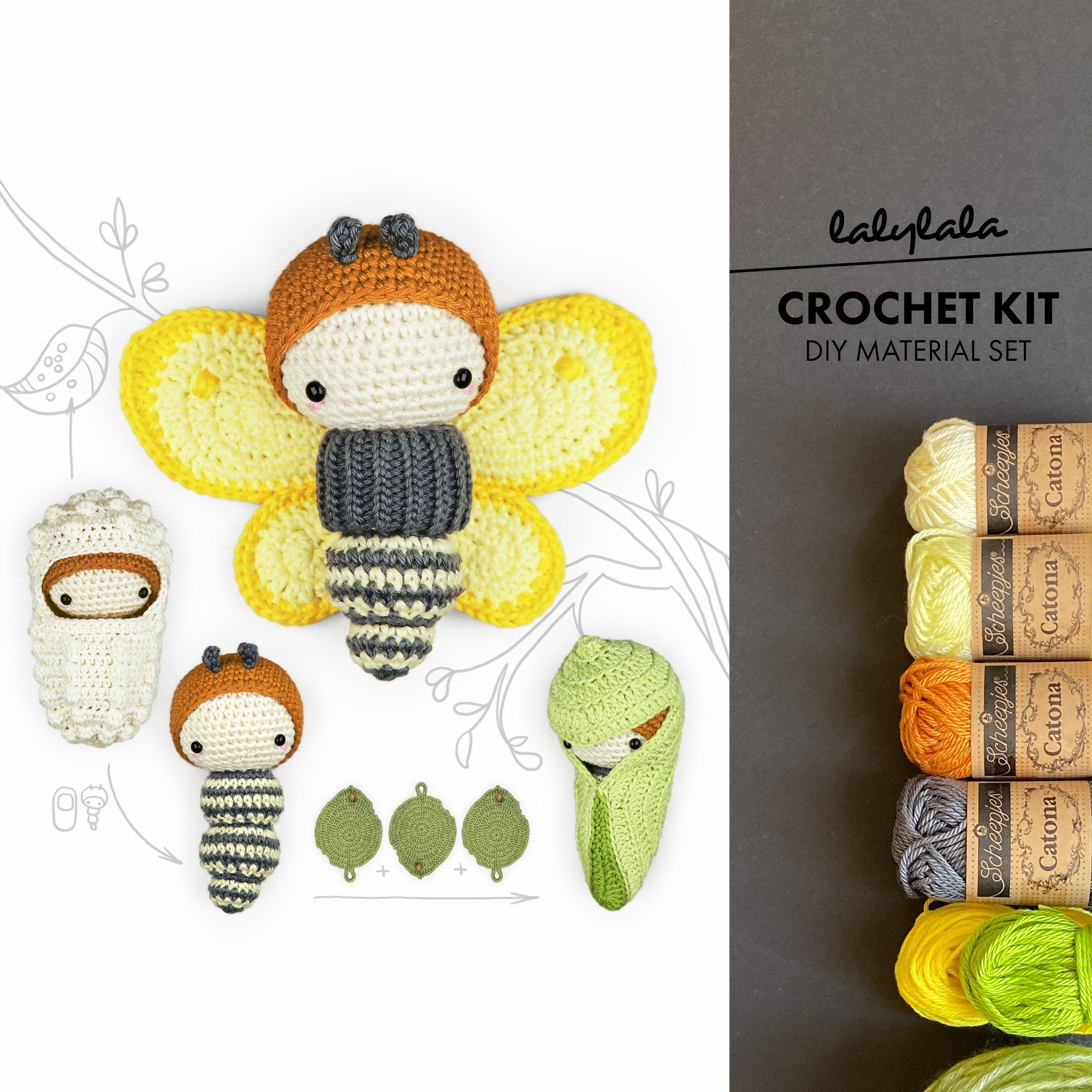 Kit de Crochet . Action de Grâces – Lalylala Amigurumi