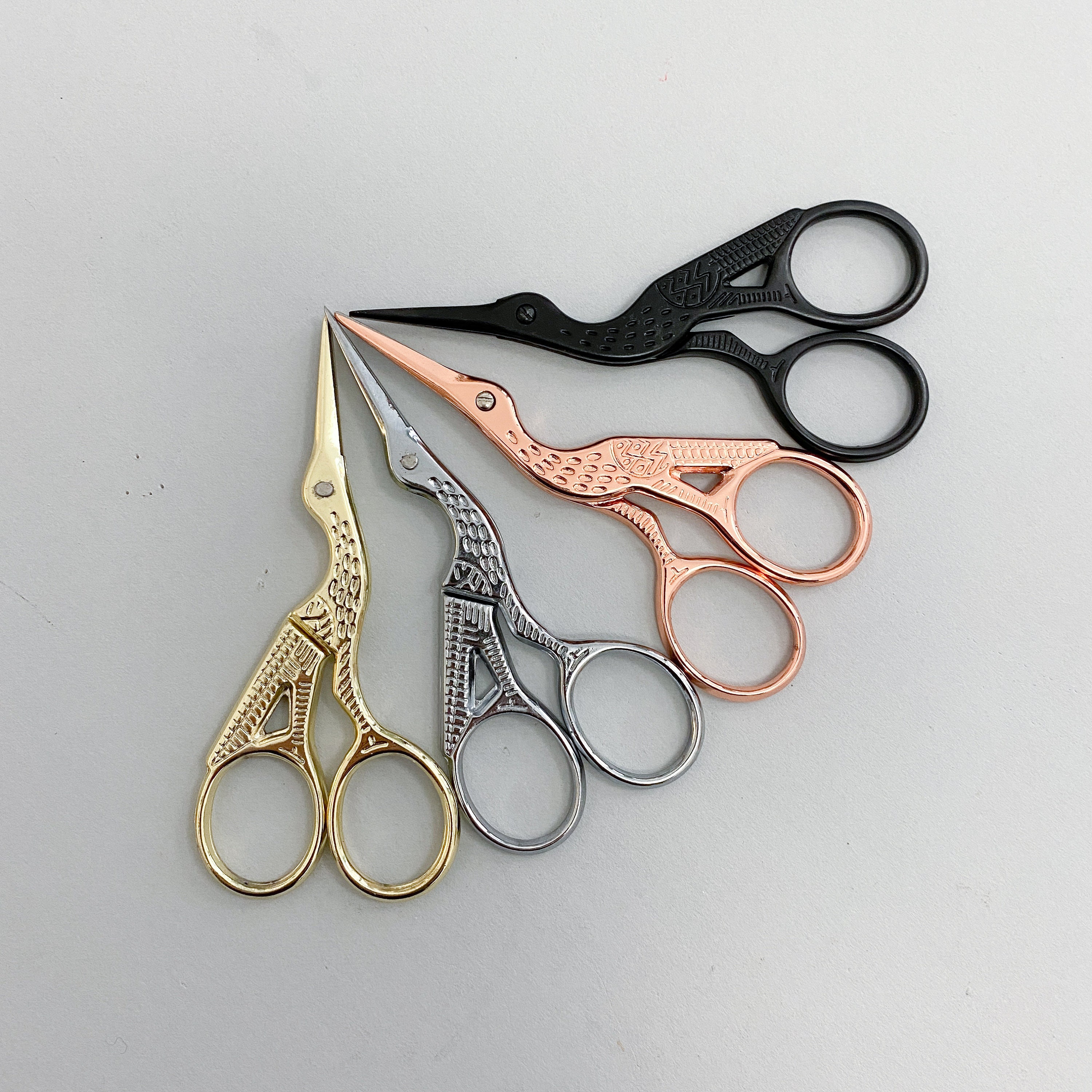 Stork Embroidery Scissors - Savannah Fabric Company