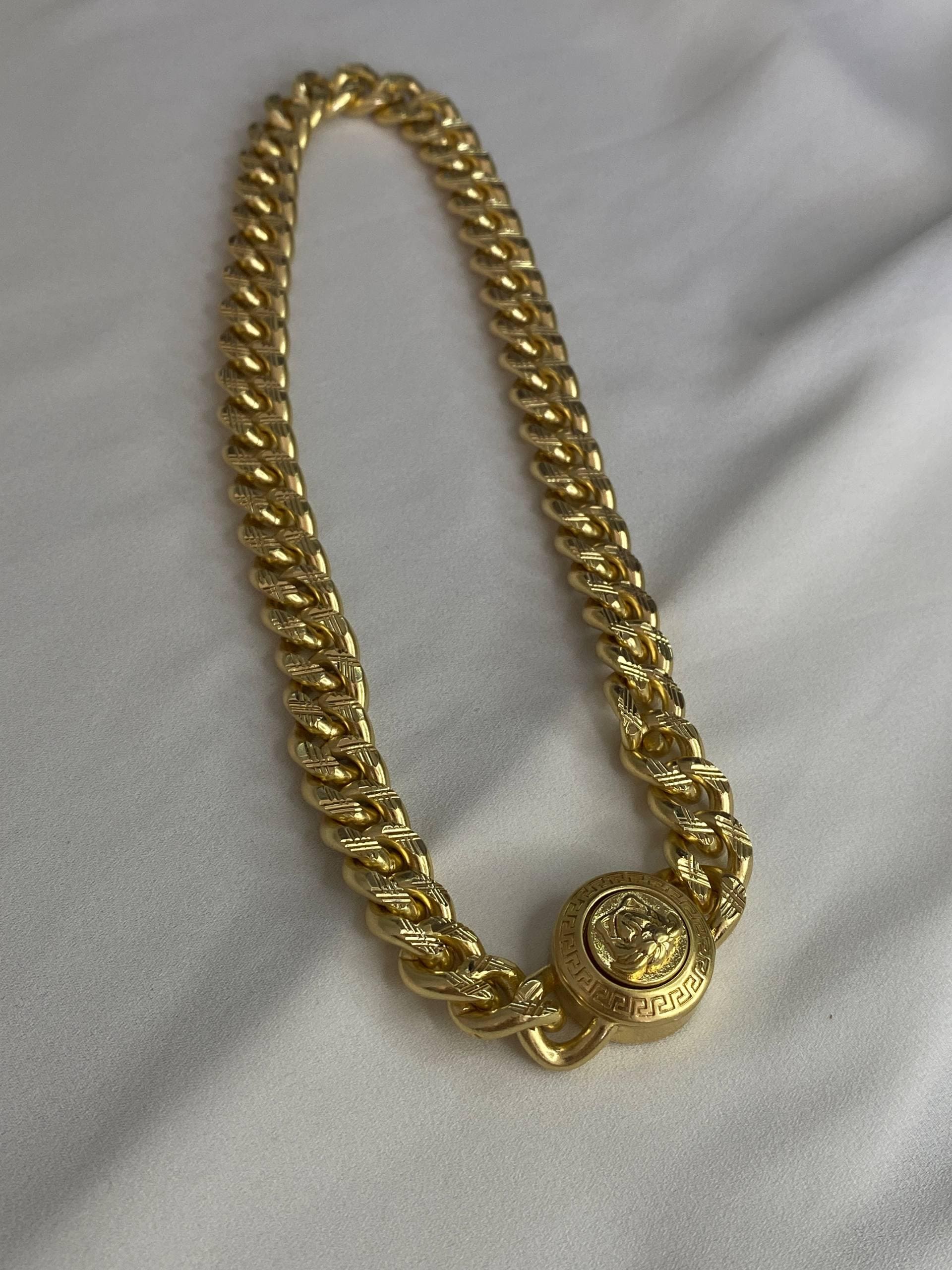 Versace Gold Chain - Etsy