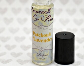 Patchouli Lavender | Essential Oil Roll On Perfume | Amaranth & Rue