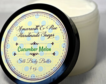 Silky Body Butter | Cucumber Melon | 4 oz