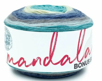 Lion Brand Mandala Bonus Bundle Babar Cake Yarn